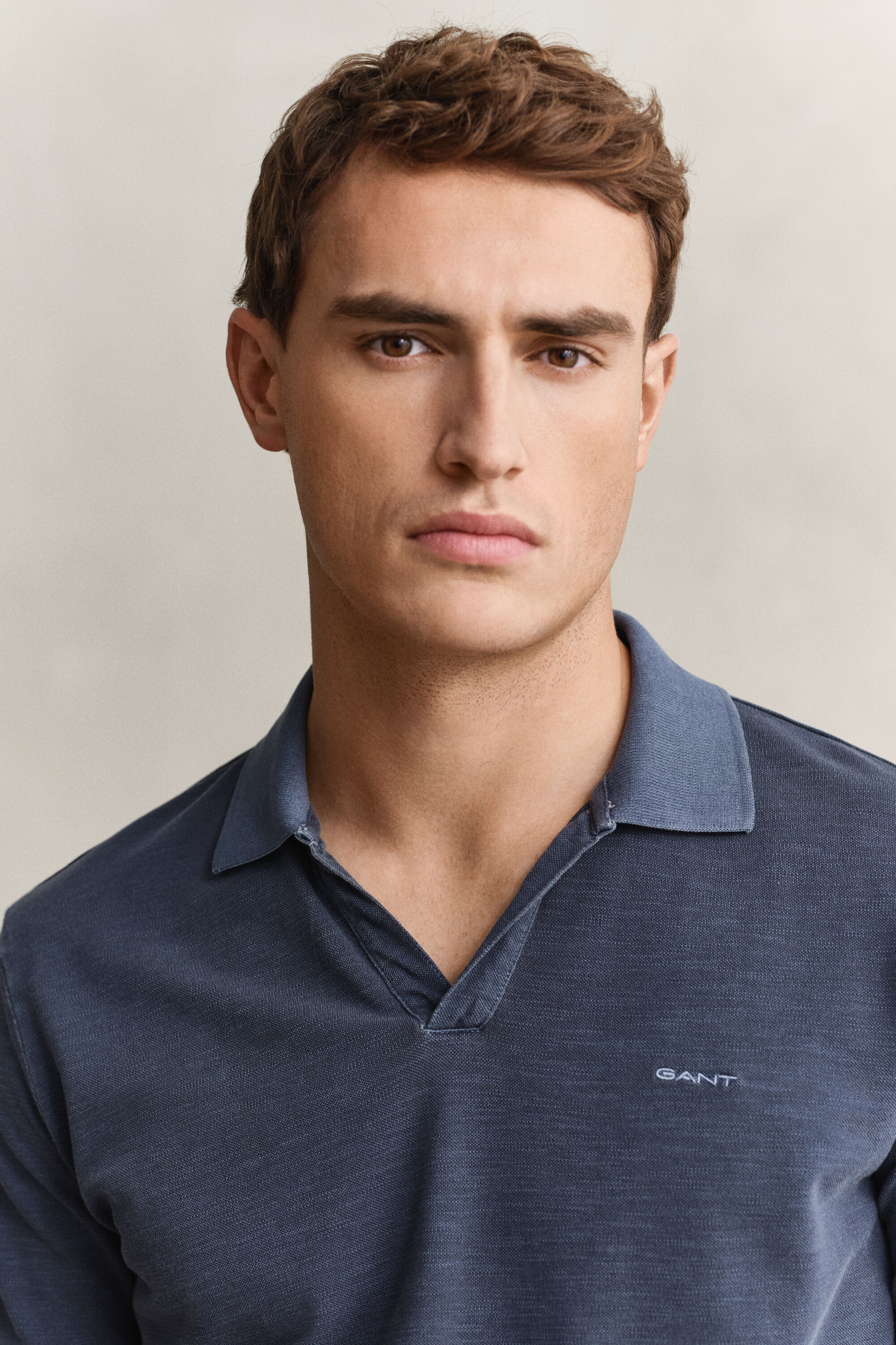 Gewaschenes Poloshirt