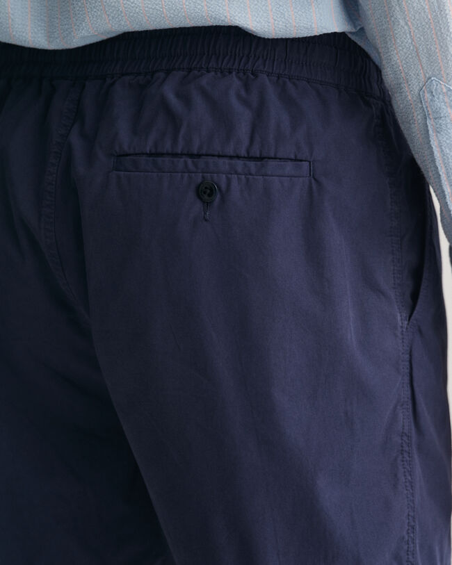 Baumwoll-Shorts mit Kordelzug