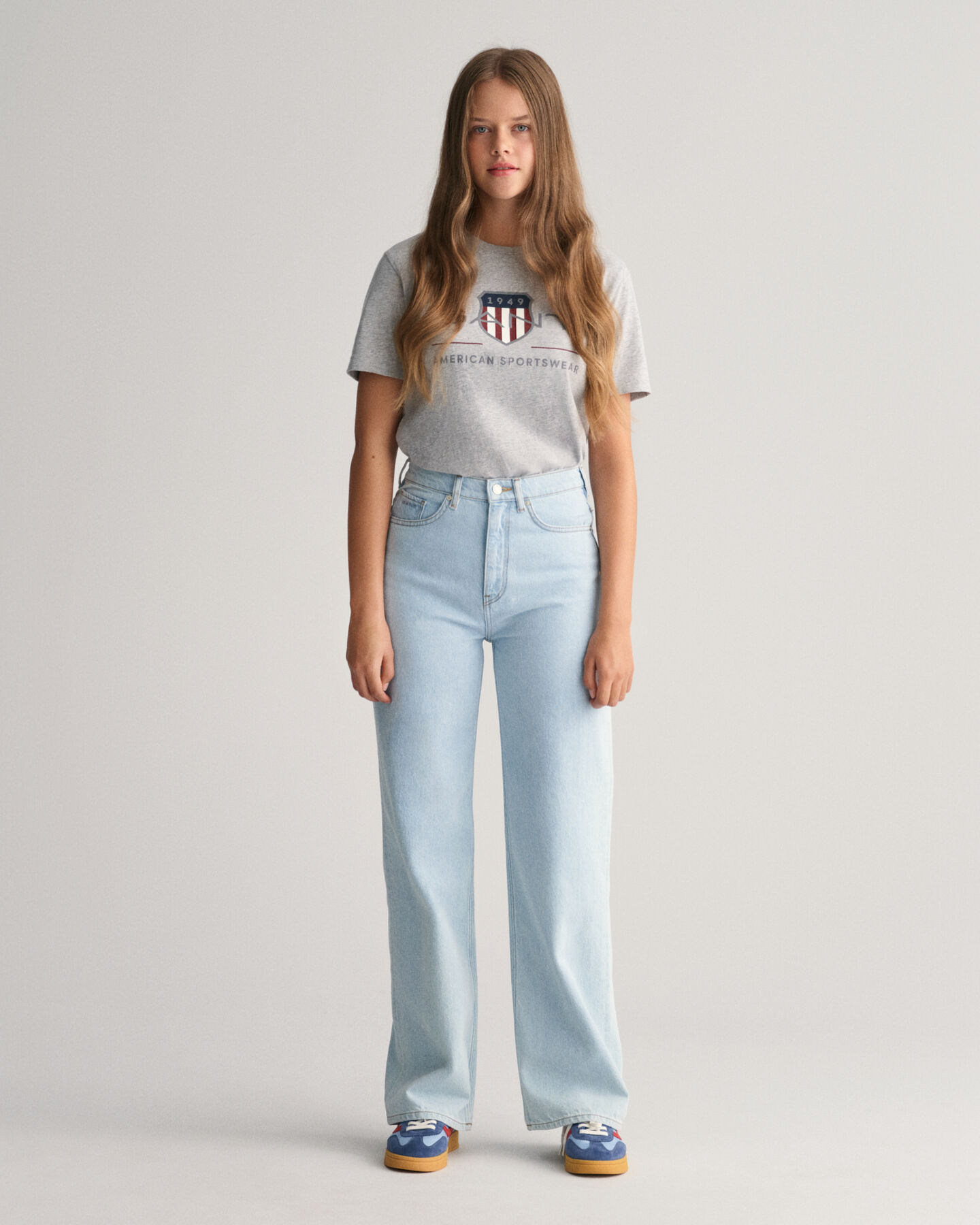 Teen Girls Jeans mit weitem Bein