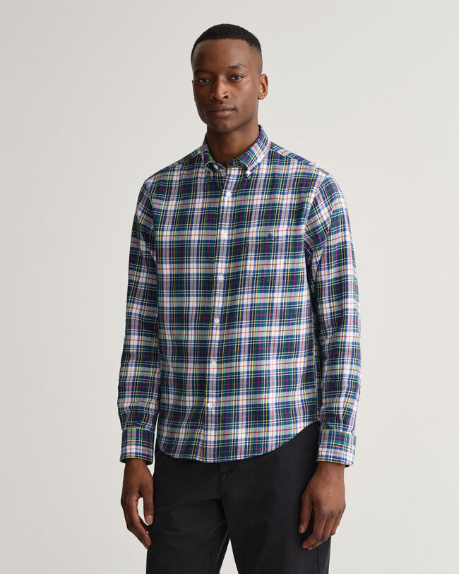 Regular Fit Karohemd mit Tartan-Muster