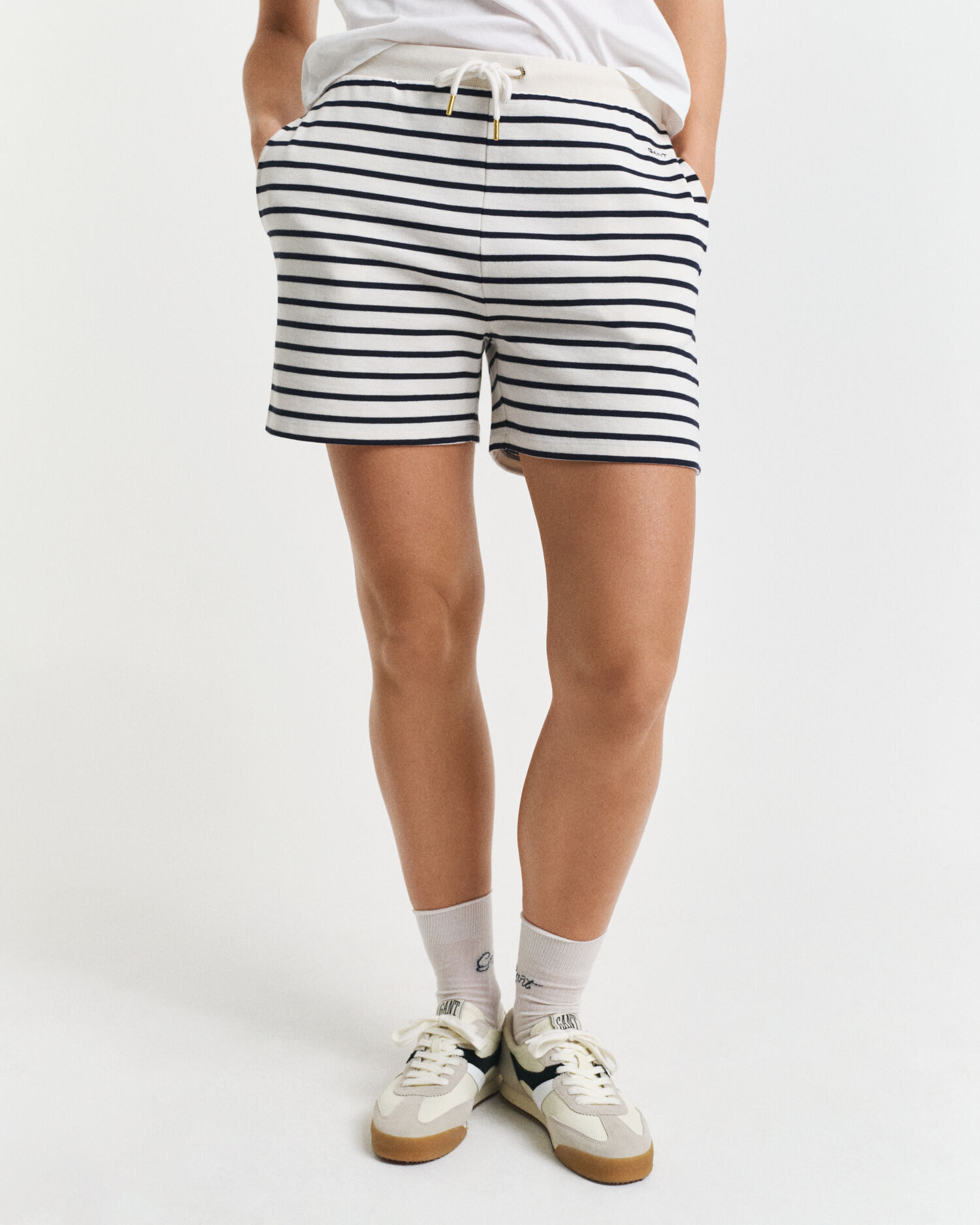 Breton Striped Jersey Shorts