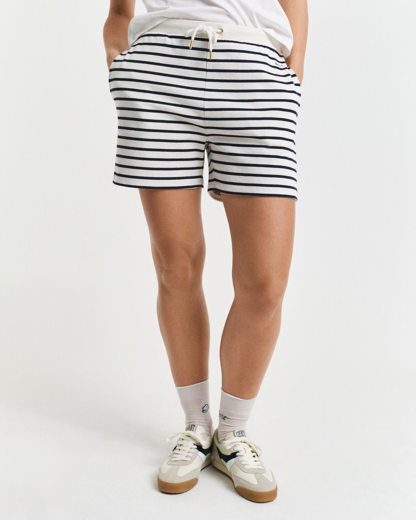 Breton Striped Jersey Shorts