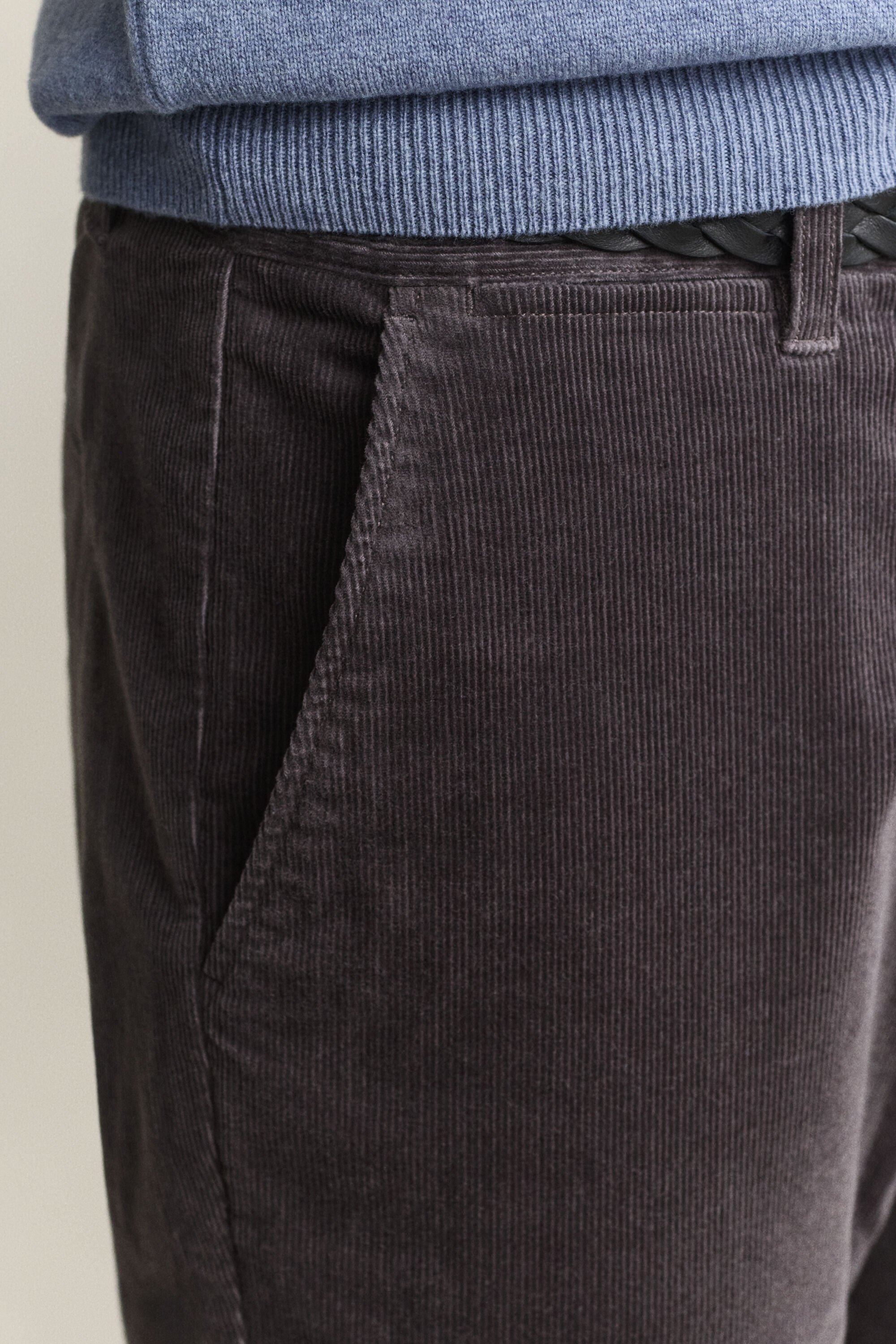 Regular Fit Cord Chinohose
