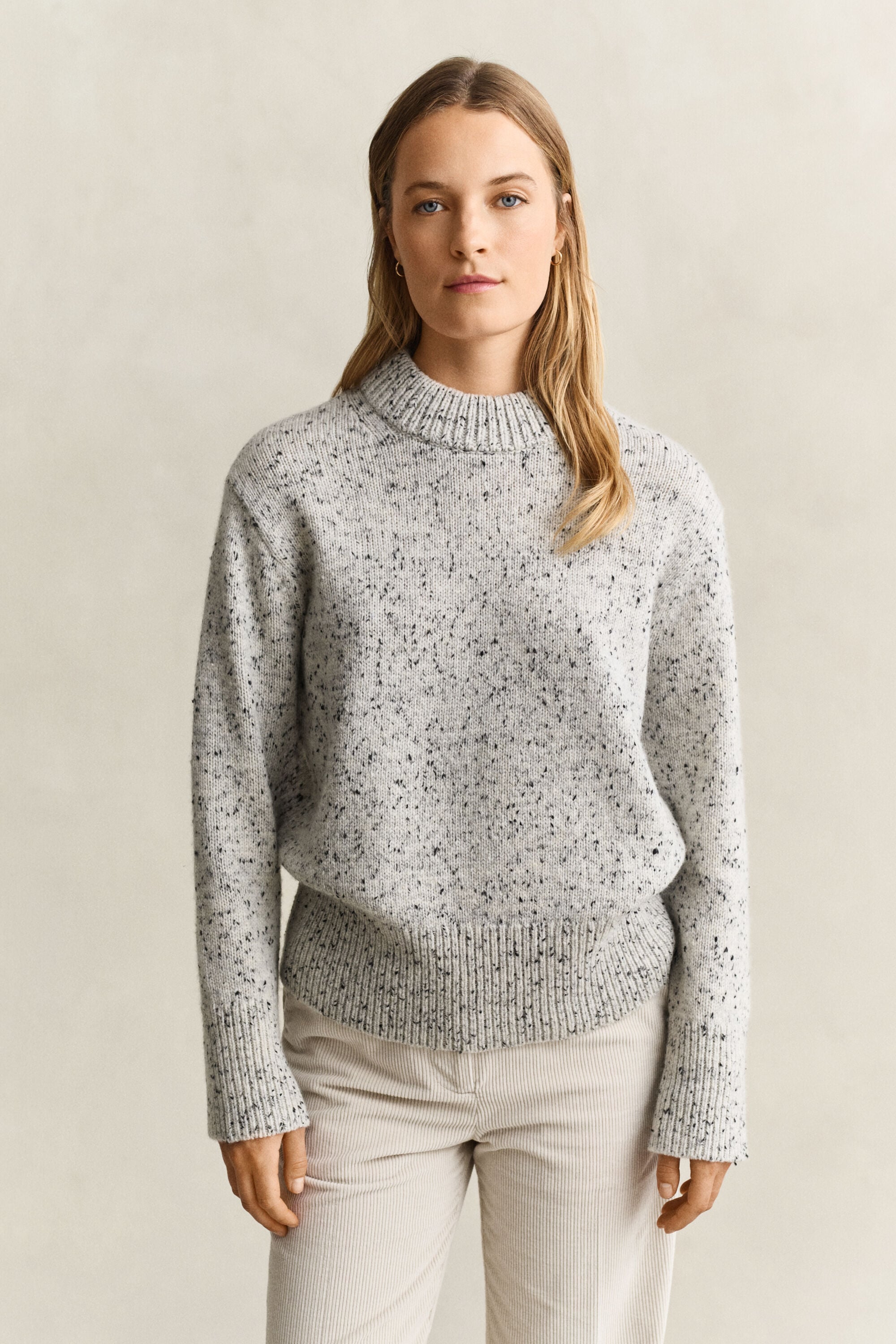 Pullover aus Wollmix mit Noppenstruktur
