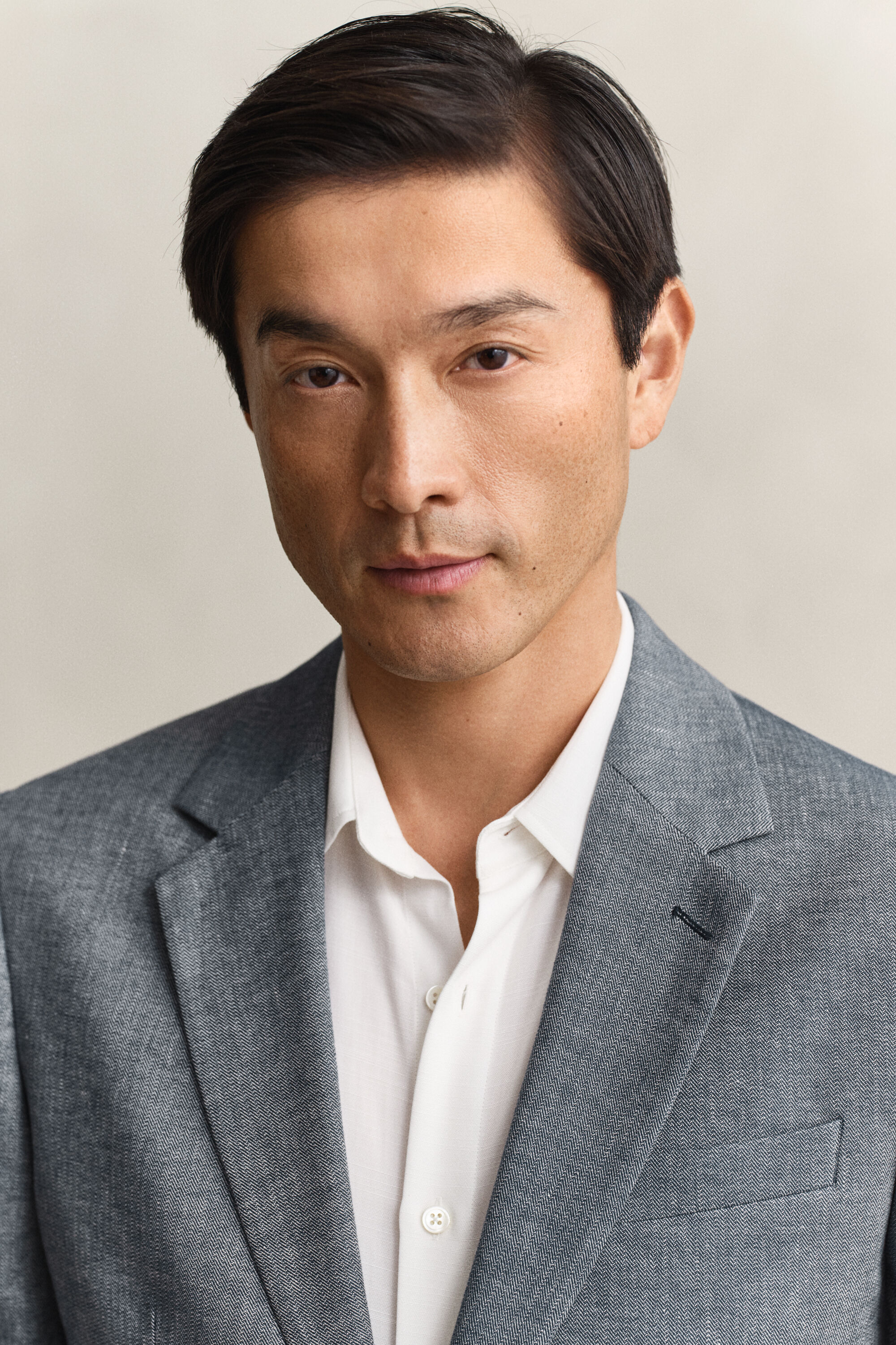 Indigo Herringbone Anzugsakko