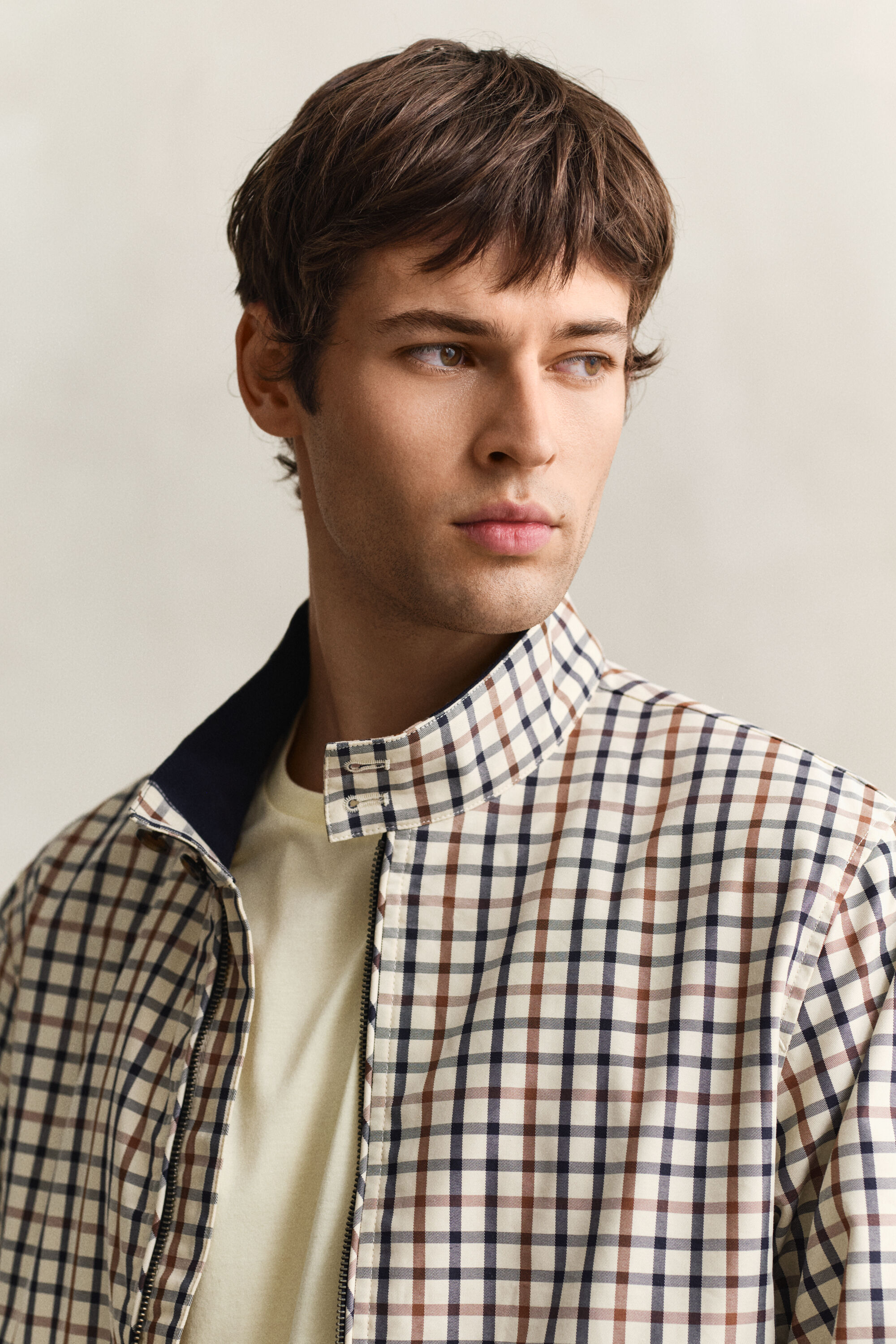 Harrington-Jacke aus Baumwollgemisch