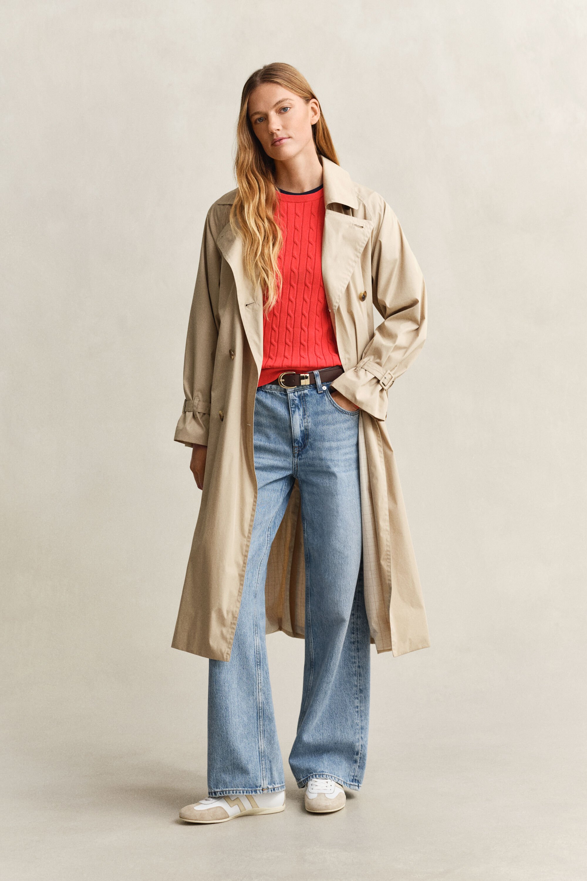 Zopfstrick Rundhalspullover