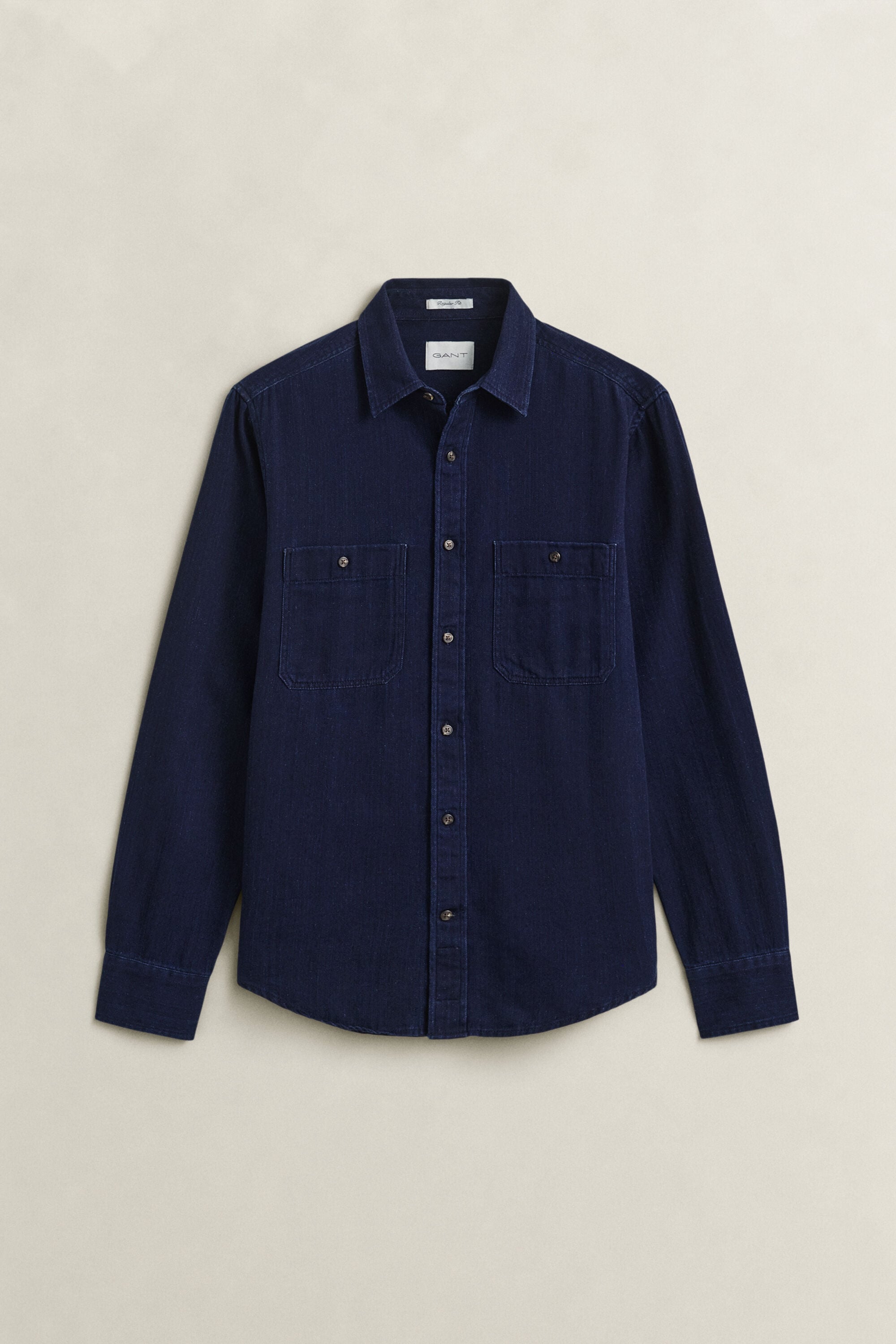 Indigo Herringbone Hemd