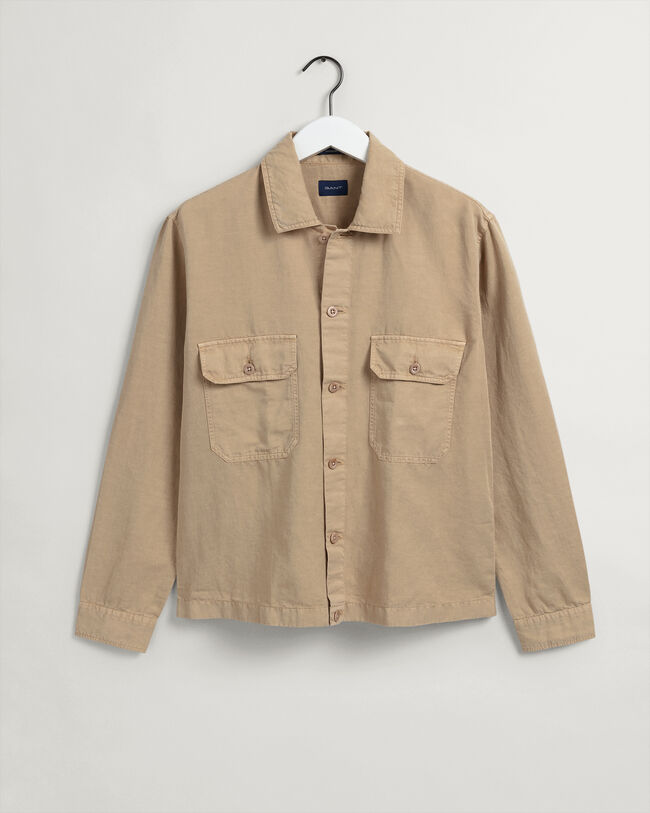 St&uuml;ckgef&auml;rbte Hemdjacke