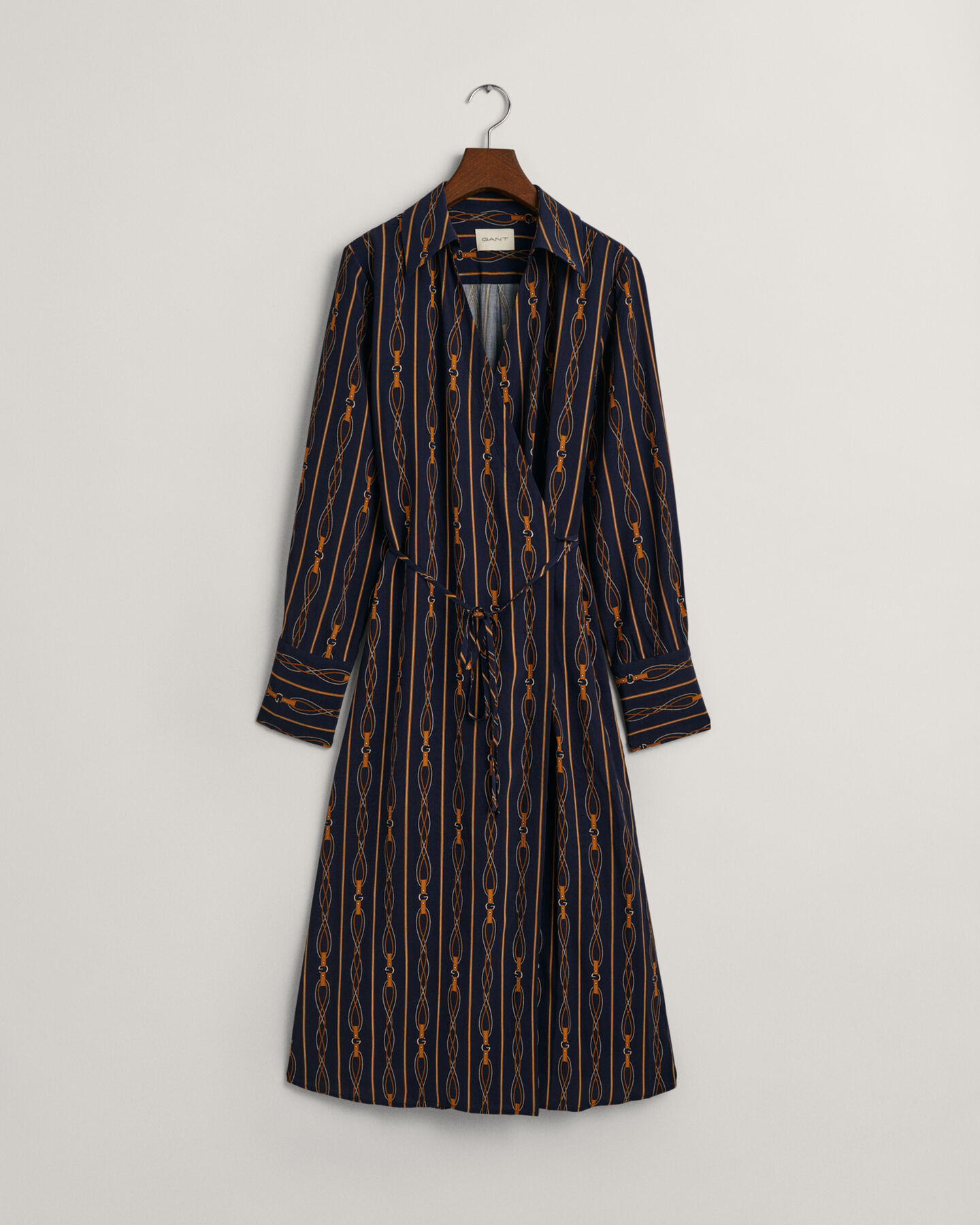 Regular Fit Rope Wickelkleid mit Seil