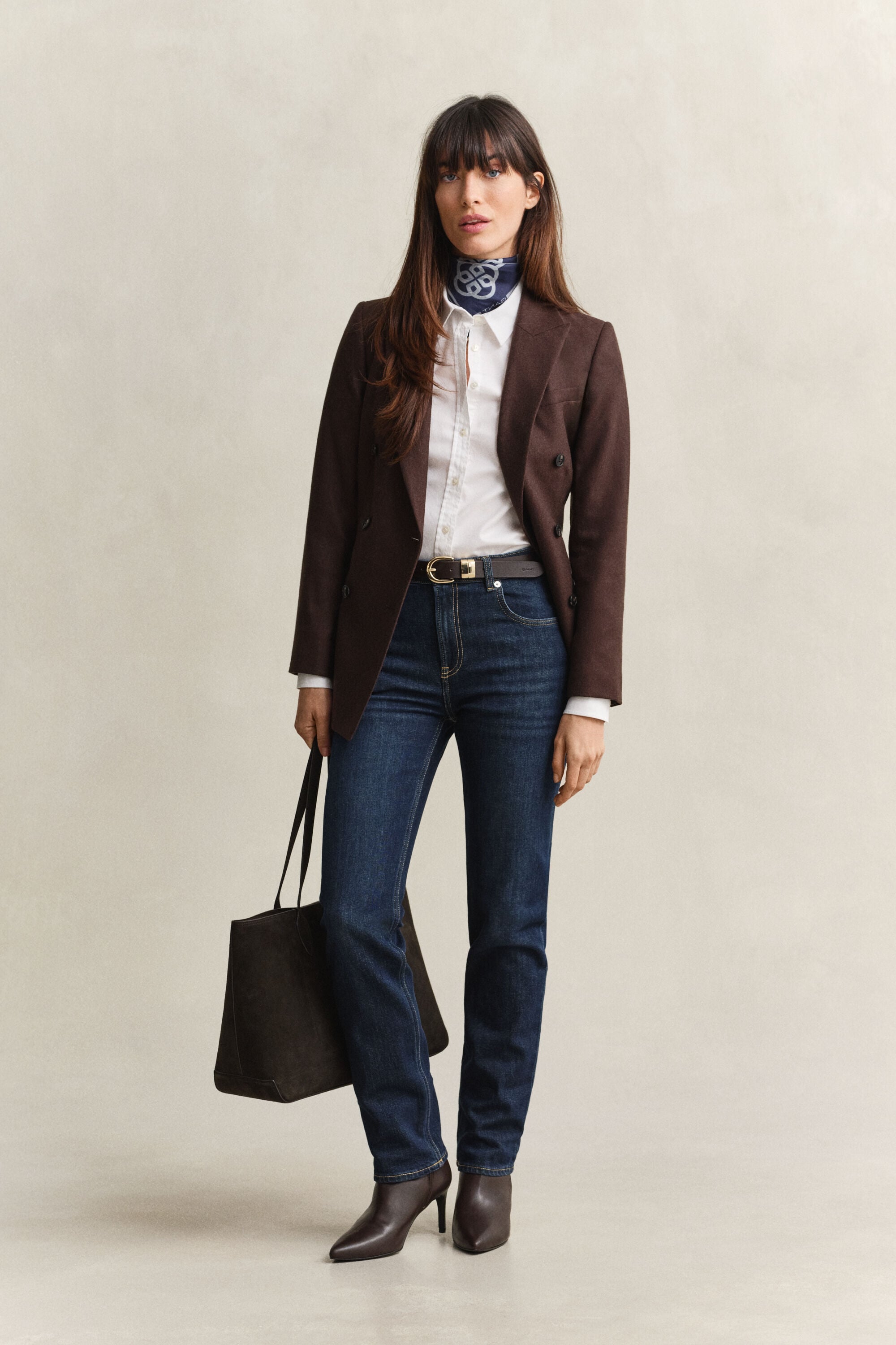 Stretch-Jeans mit geradem Bein