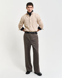 Herringbone Regular Fit Flanellhemd