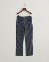 Verk&uuml;rzte Rope Striped Jeans