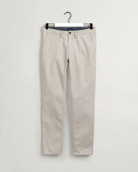 Hallden Slim Fit Twill Chinohose