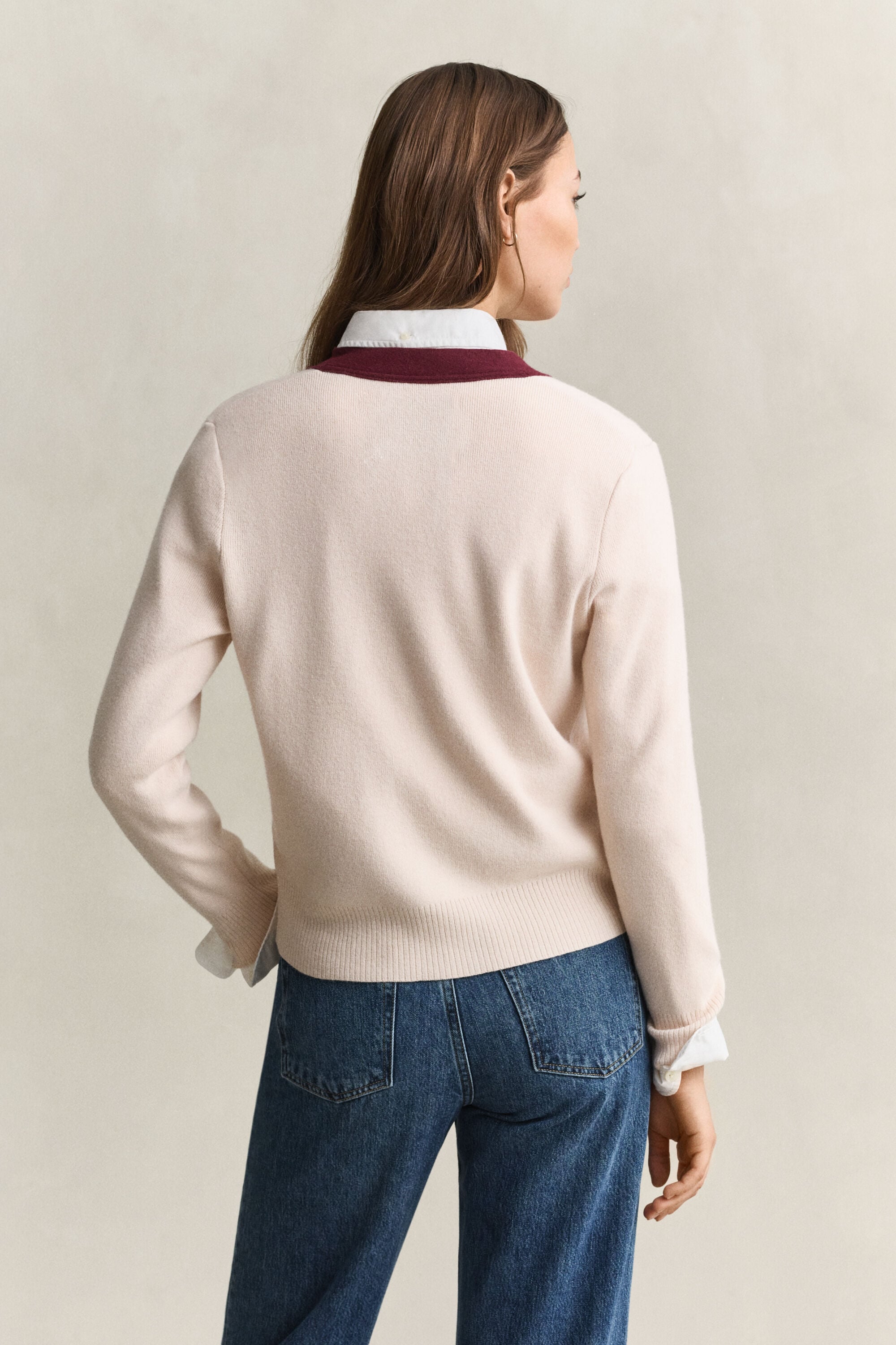 Cardigan mit Kontrastdetails
