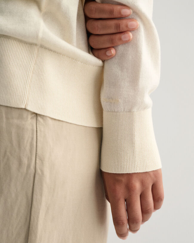 Feinstrick V-Neck Pullover