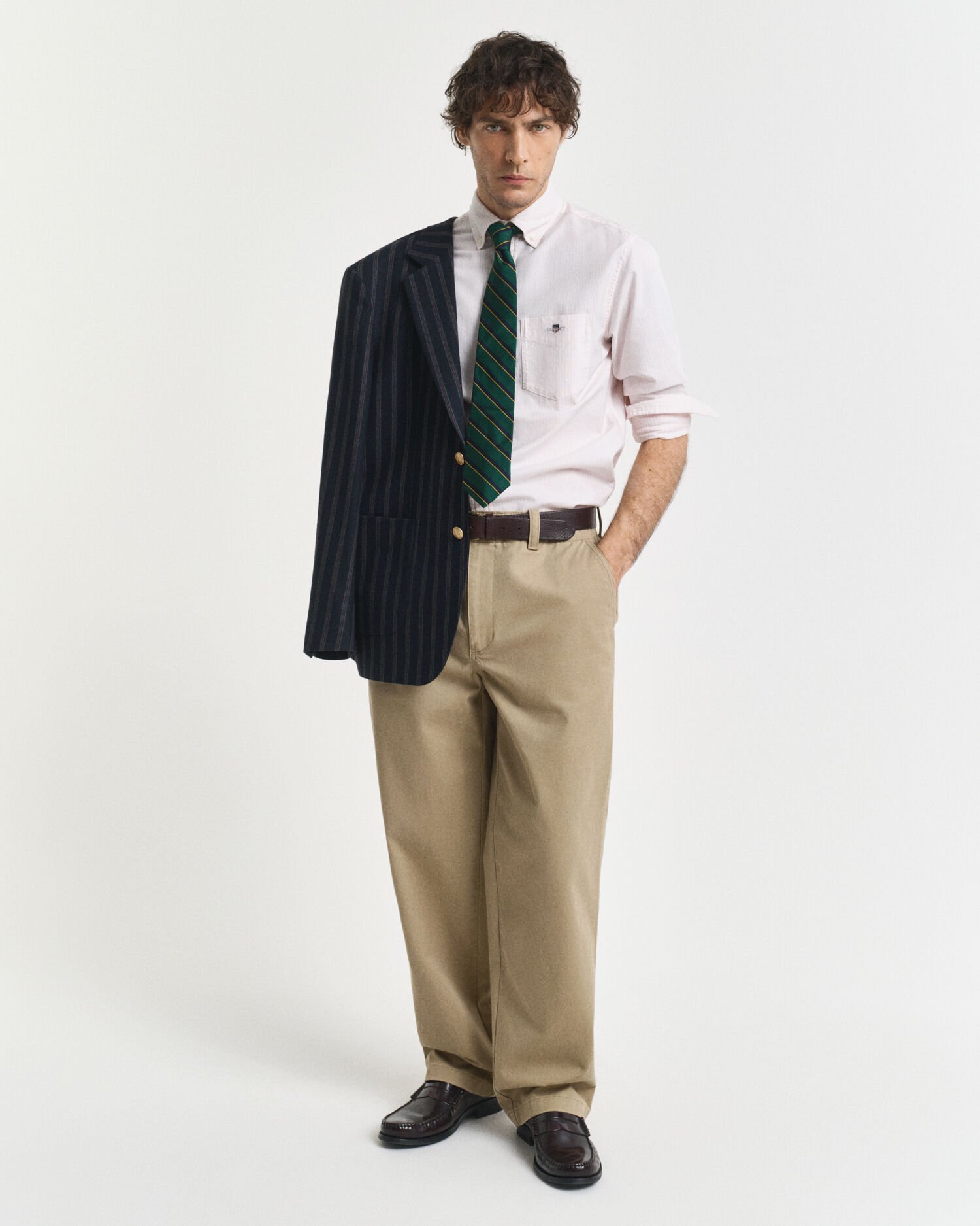 Banker Stripe Classic Oxford-Hemd