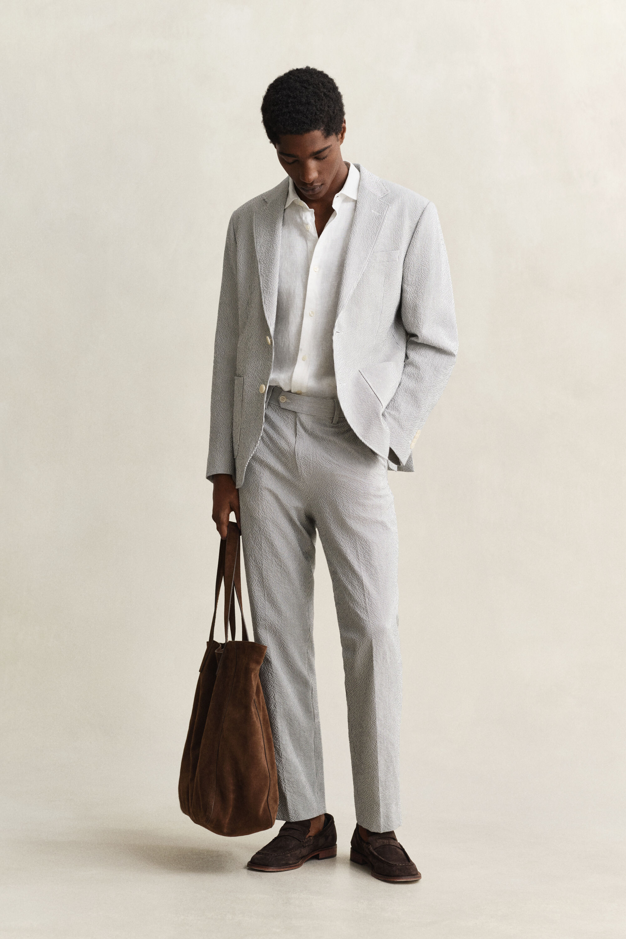 Seersucker Anzugsakko