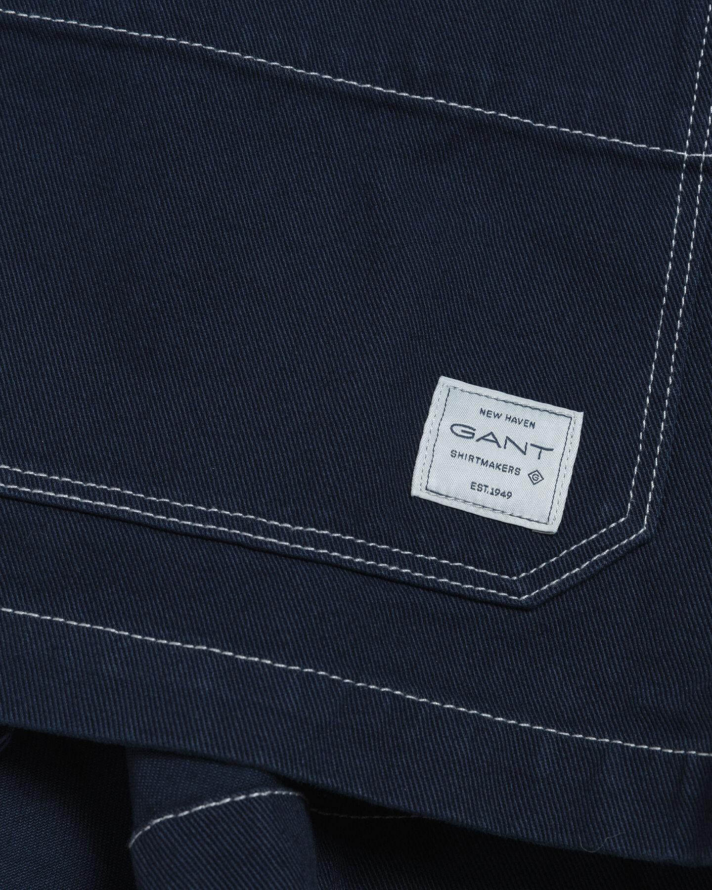 Twill Hemdjacke aus Biobaumwolle