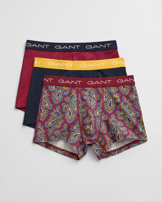 3er-Pack Boxershorts mit Paisley-Print