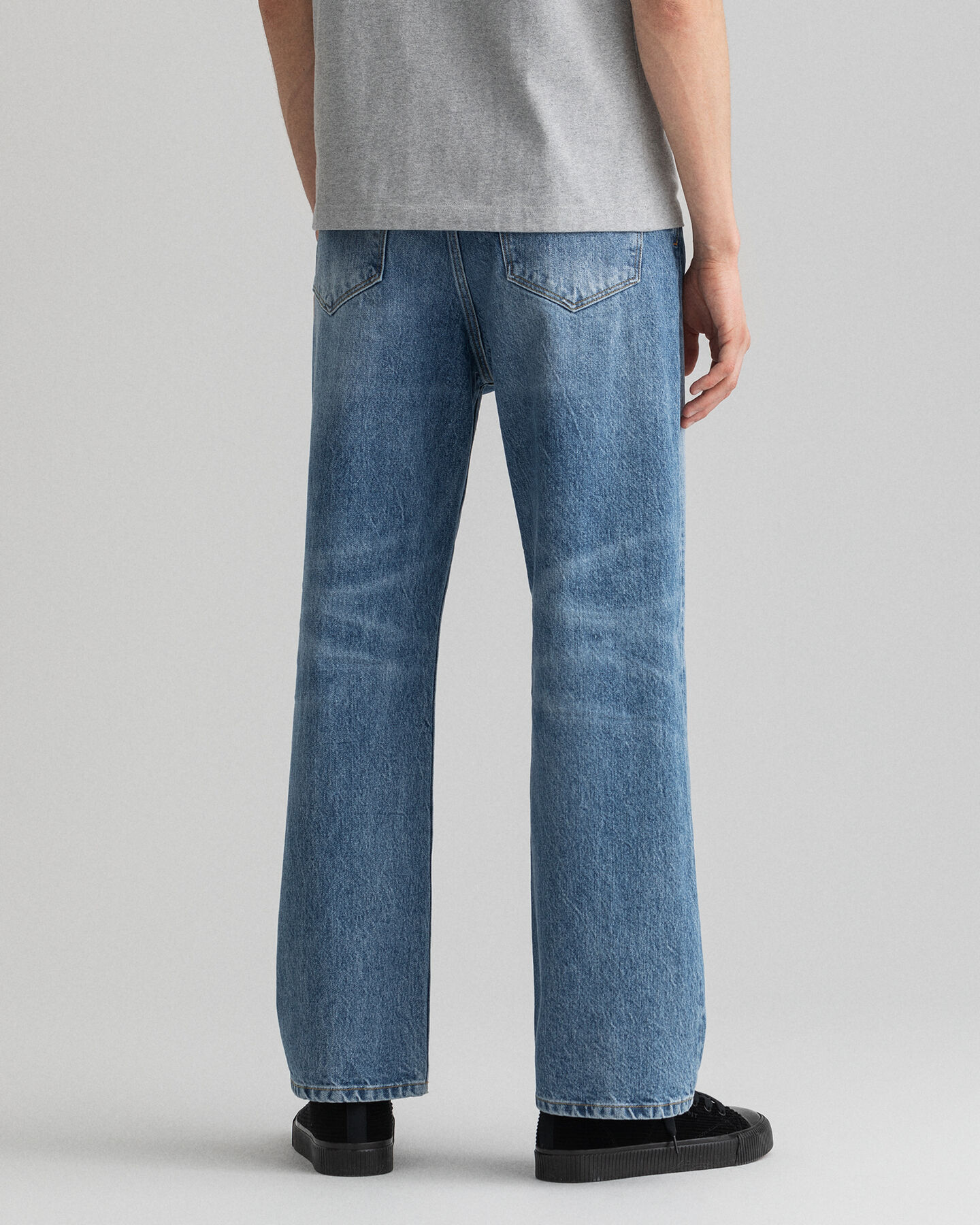 Lockere Jeans mit geradem Bein