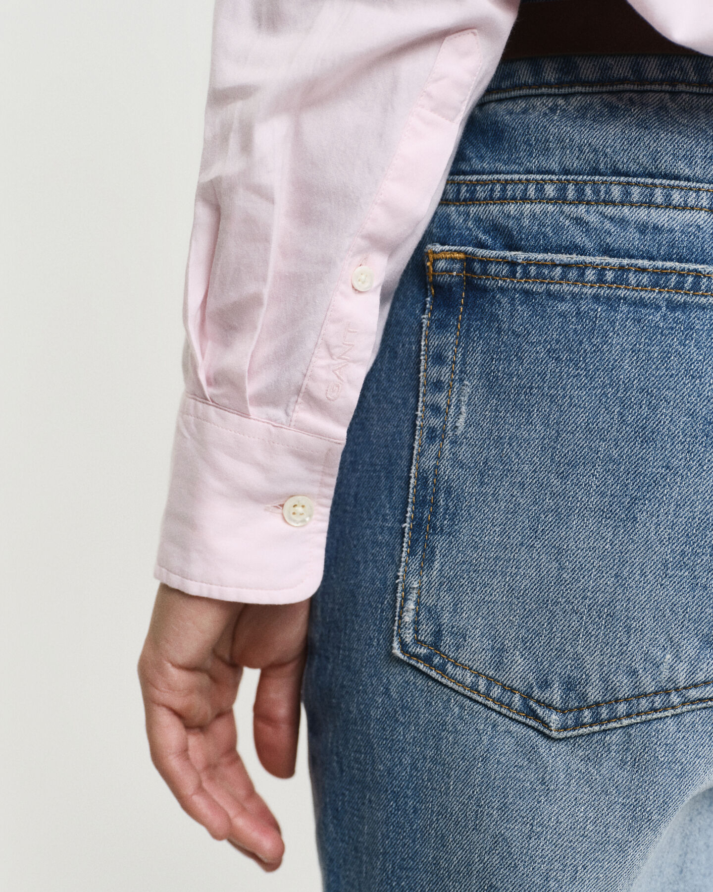 Relaxed Fit Luxury Oxford-Bluse