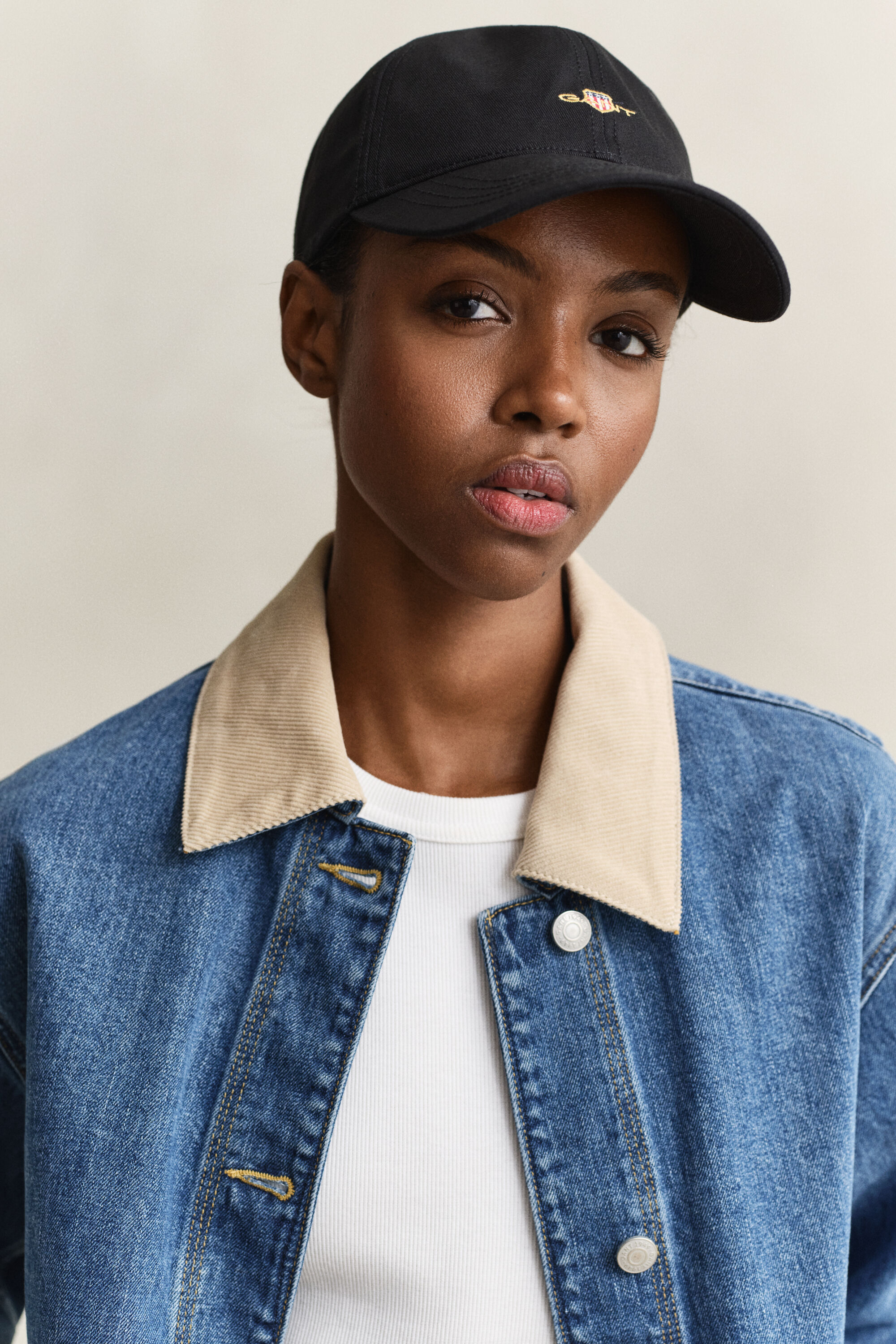 Shield Cap aus Baumwolltwill