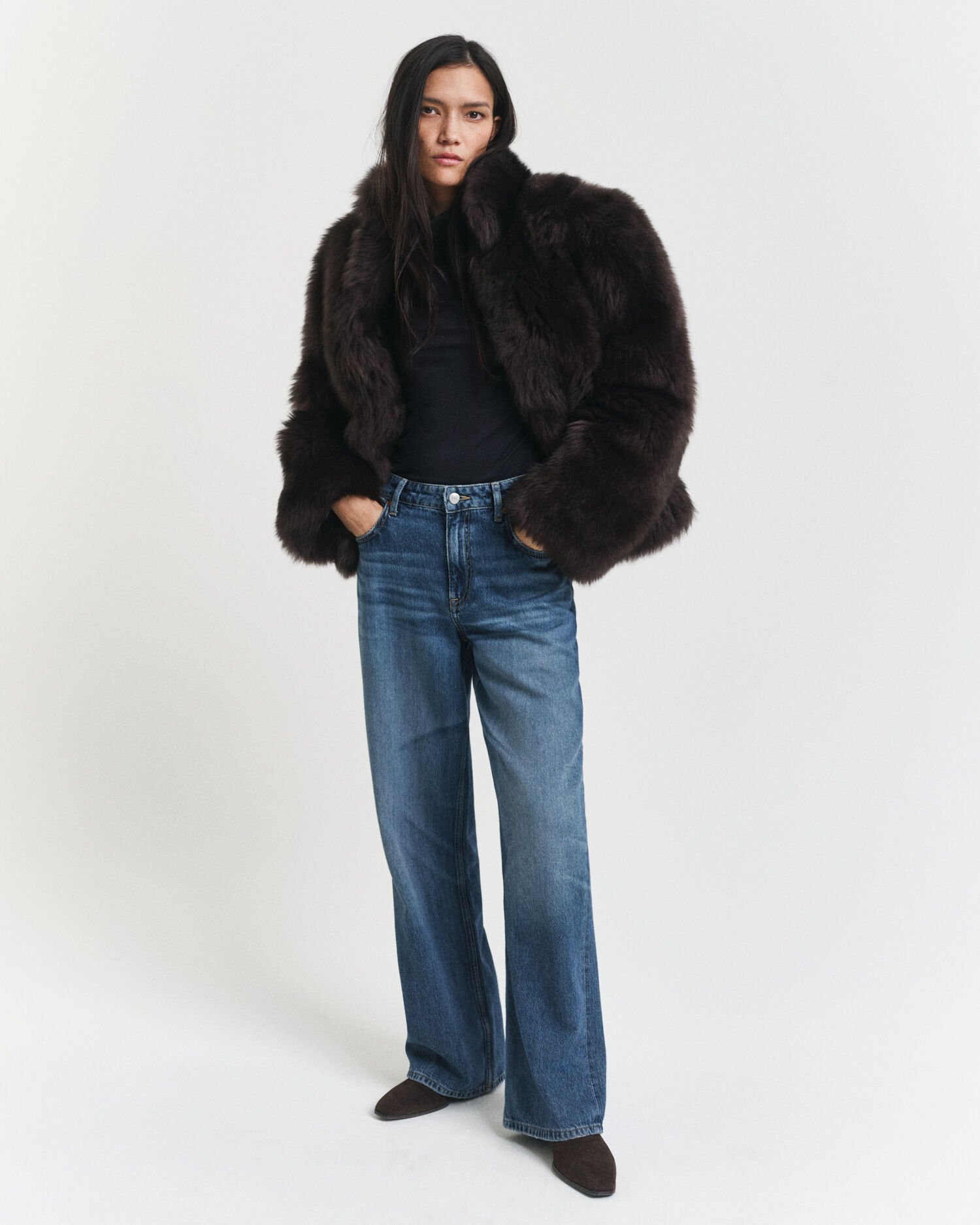 Shearling-Jacke