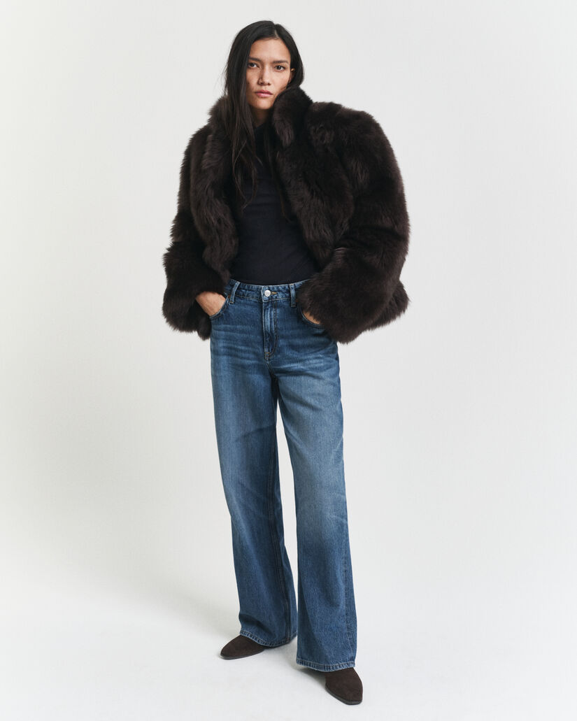 Shearling-Jacke