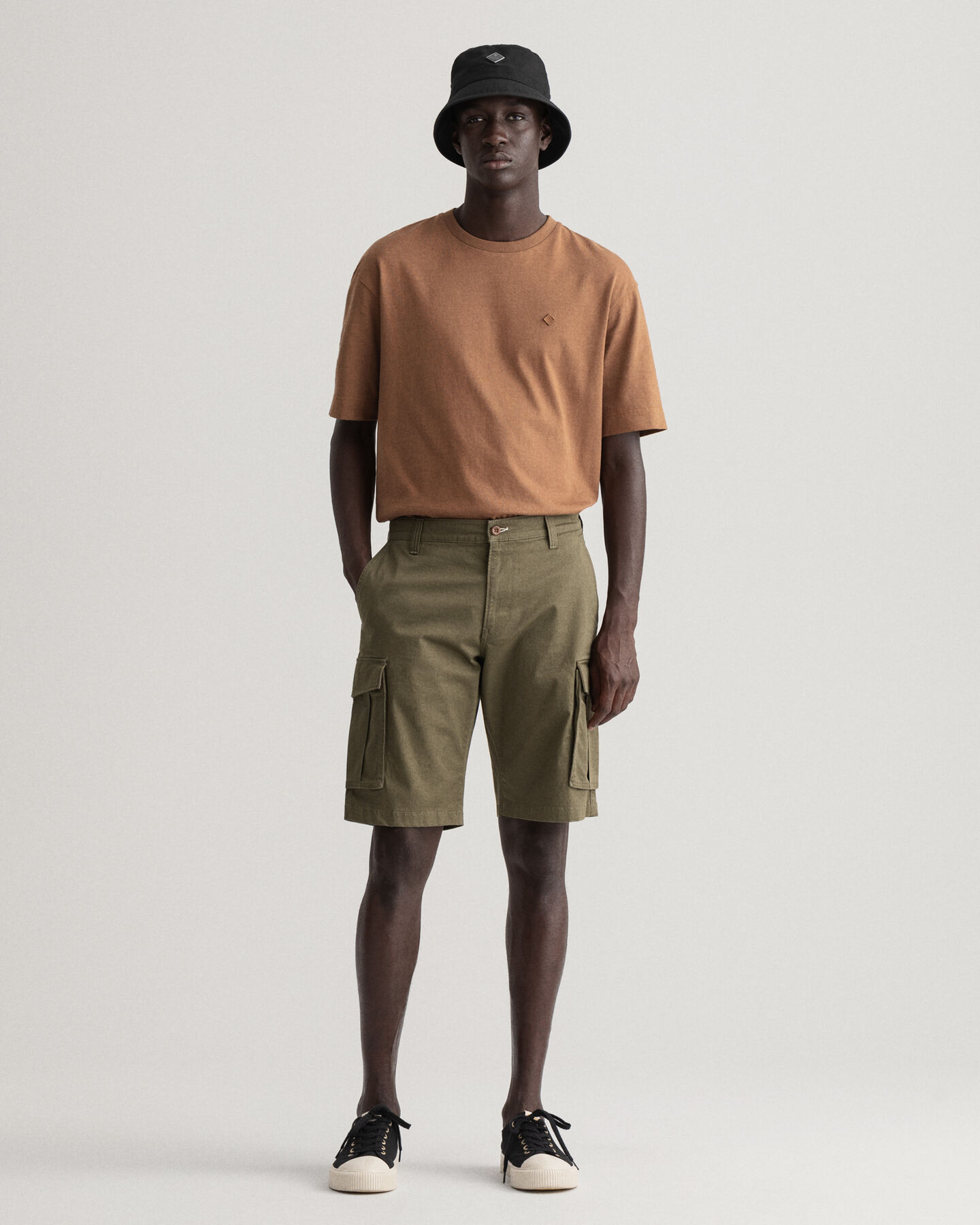 Relaxed Fit Cargoshorts aus Twill