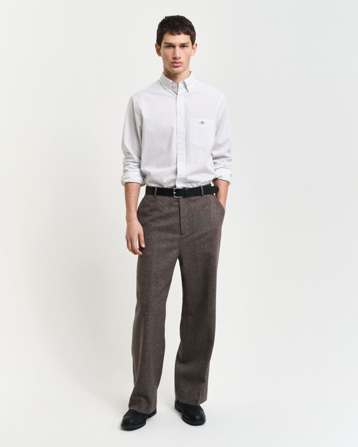 Regular Fit Hemd mit Micro-Print