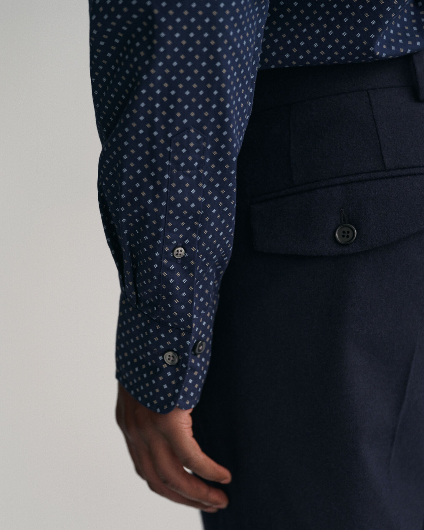 Regular Fit Hemd mit Micro-Print