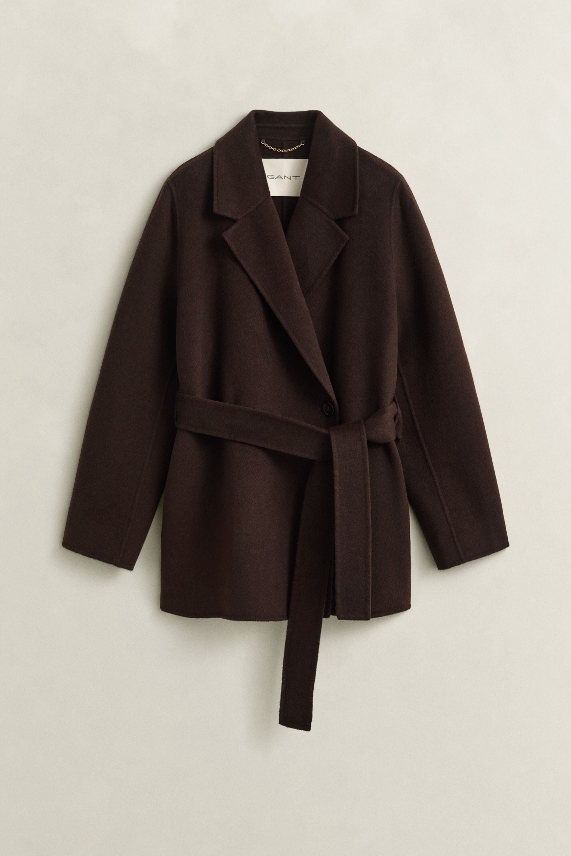 Handgenähte Jacke mit Gürtel