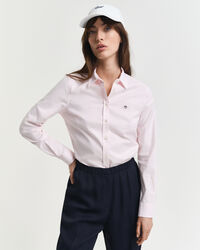 Slim Fit Oxford-Bluse mit Stretch