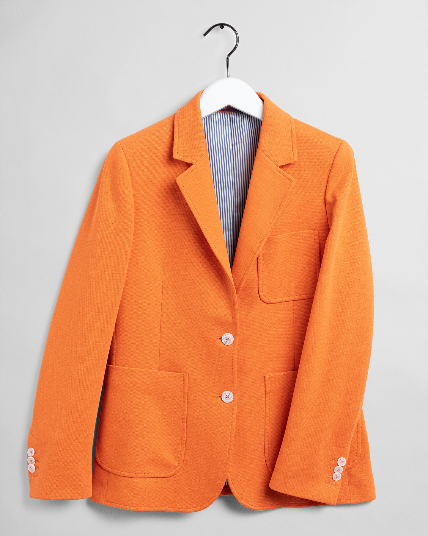 Melierter Regular Fit Jersey Blazer