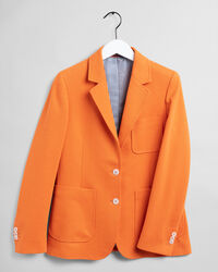 Melierter Regular Fit Jersey Blazer