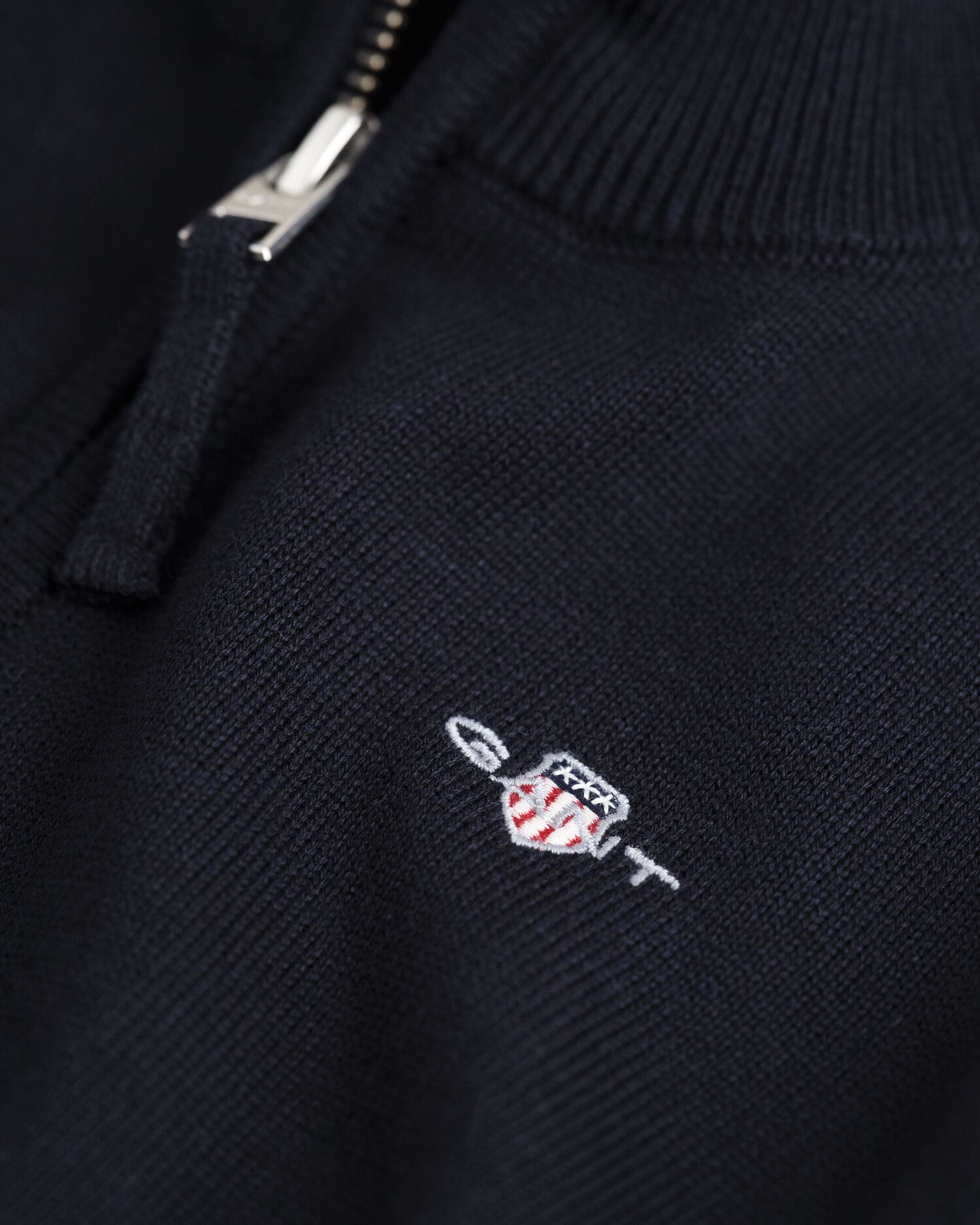 Kids Shield Strickjacke aus Baumwolle mit Reißverschluss