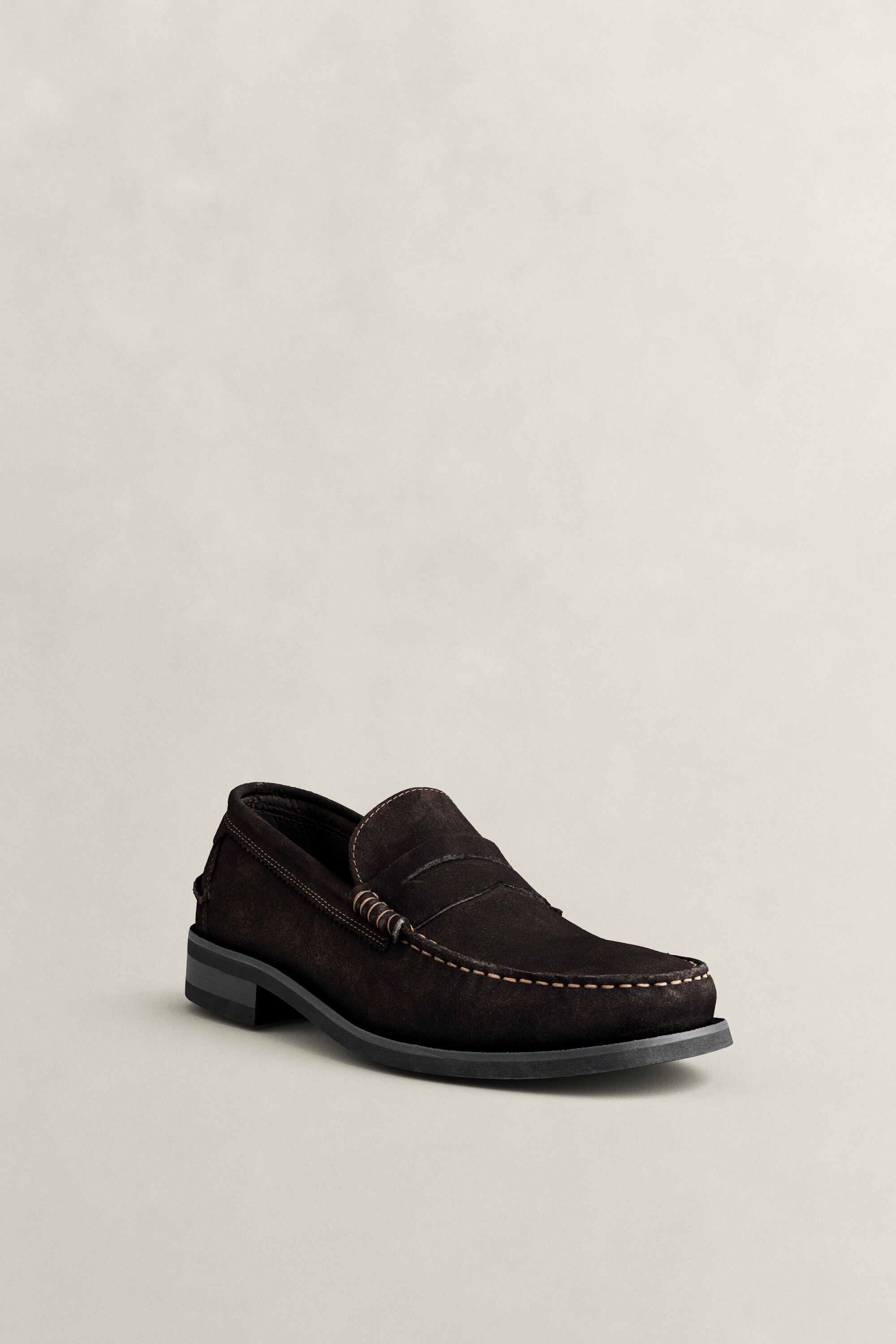 Lenkoxx Loafer aus Veloursleder — WEATHERED BROWN