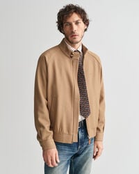 Harrington Jacke aus Wollgemisch