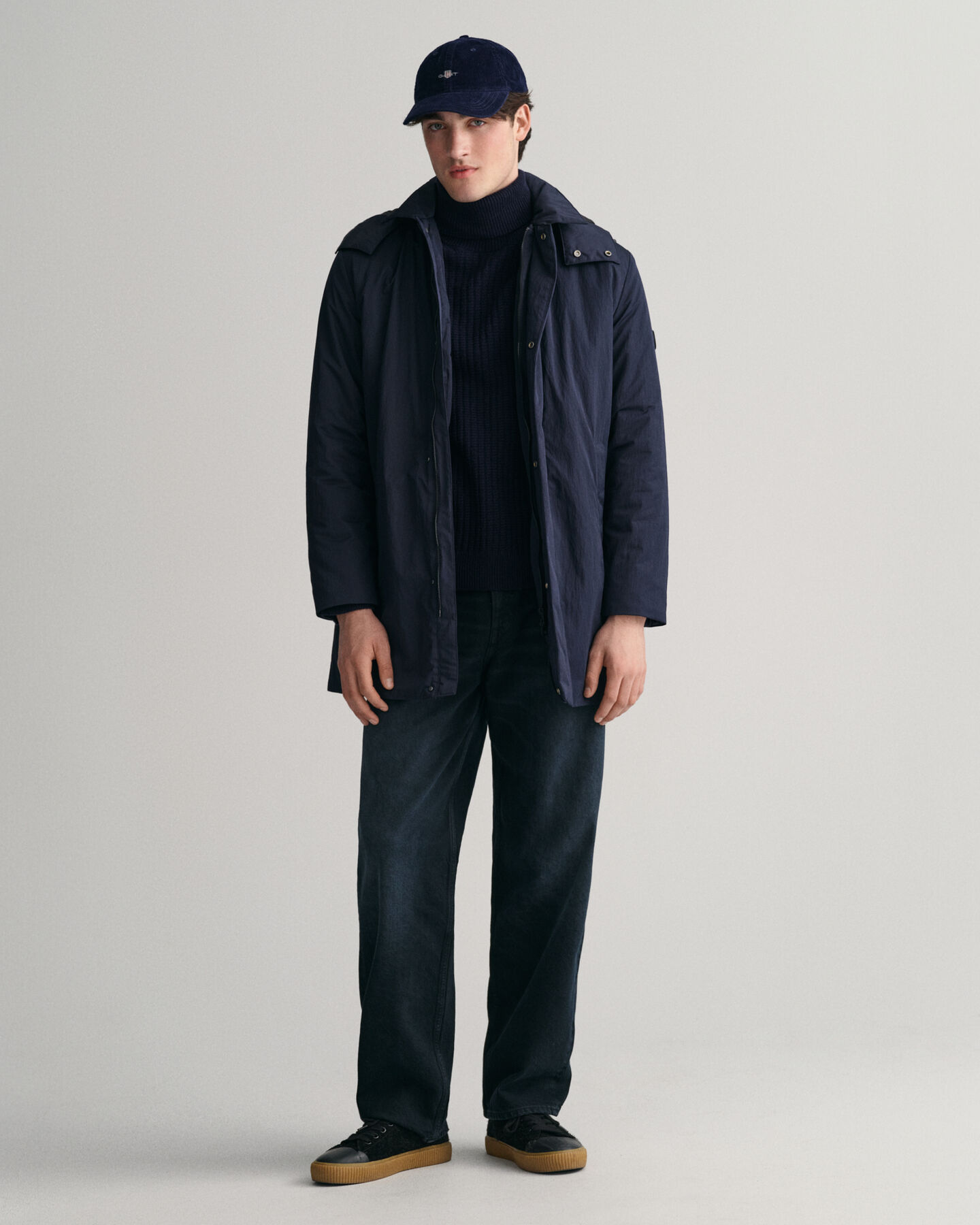 Wattierter Kurzmantel