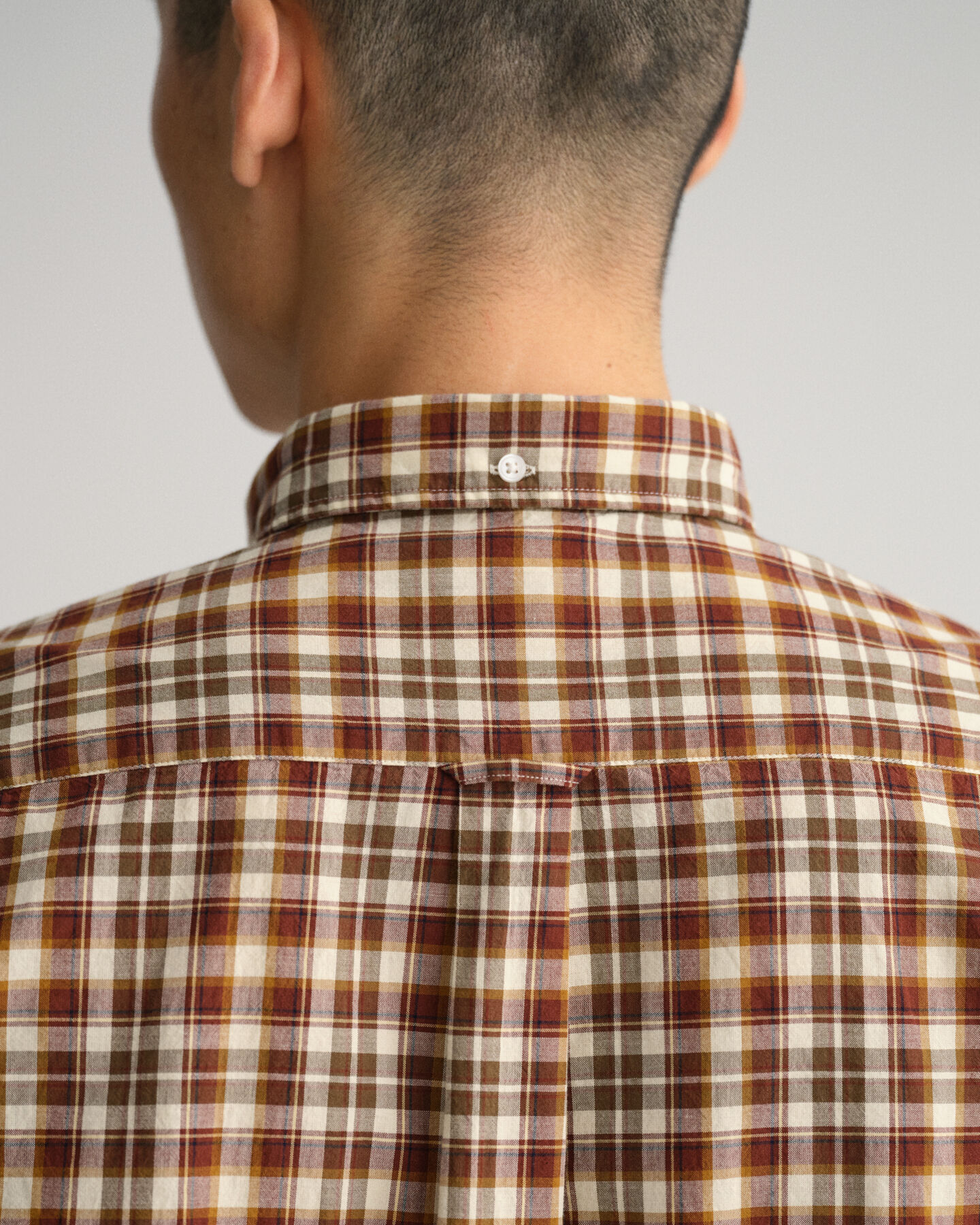 Regular Fit Broadcloth Hemd mit Tartan-Muster