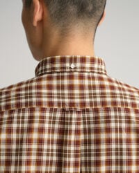 Regular Fit Broadcloth Hemd mit Tartan-Muster