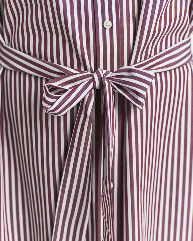 Classic Hemdblusenkleid aus Popeline mit Gürtel