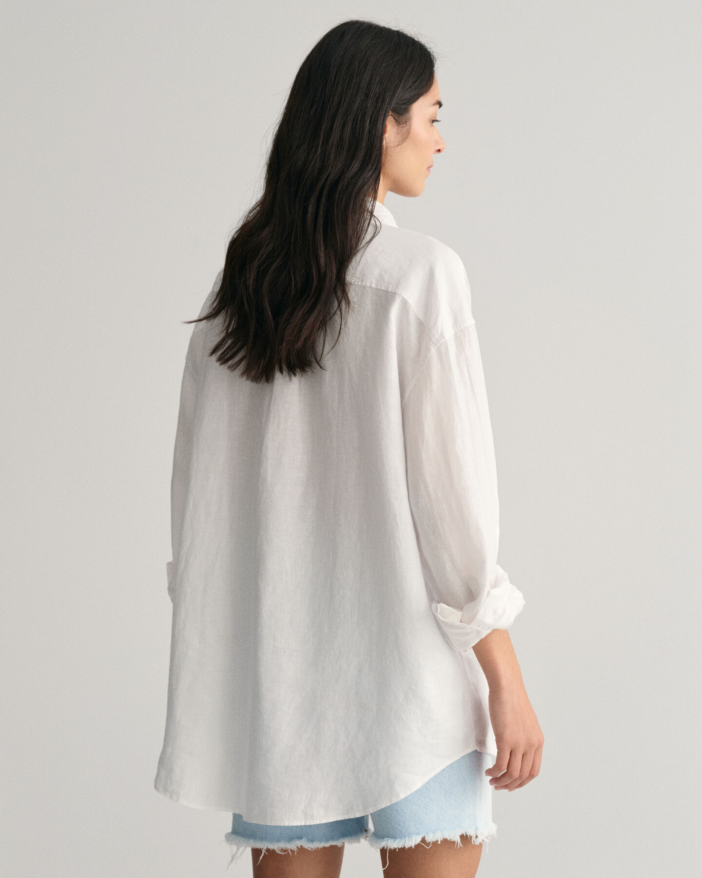 Oversized Leinen Bluse