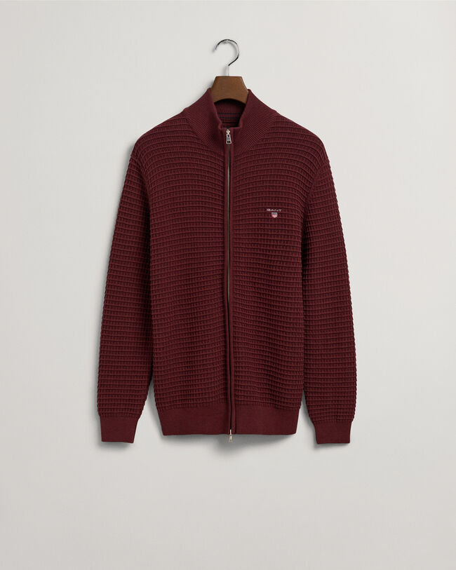 Struktur Strickjacke aus Baumwolle