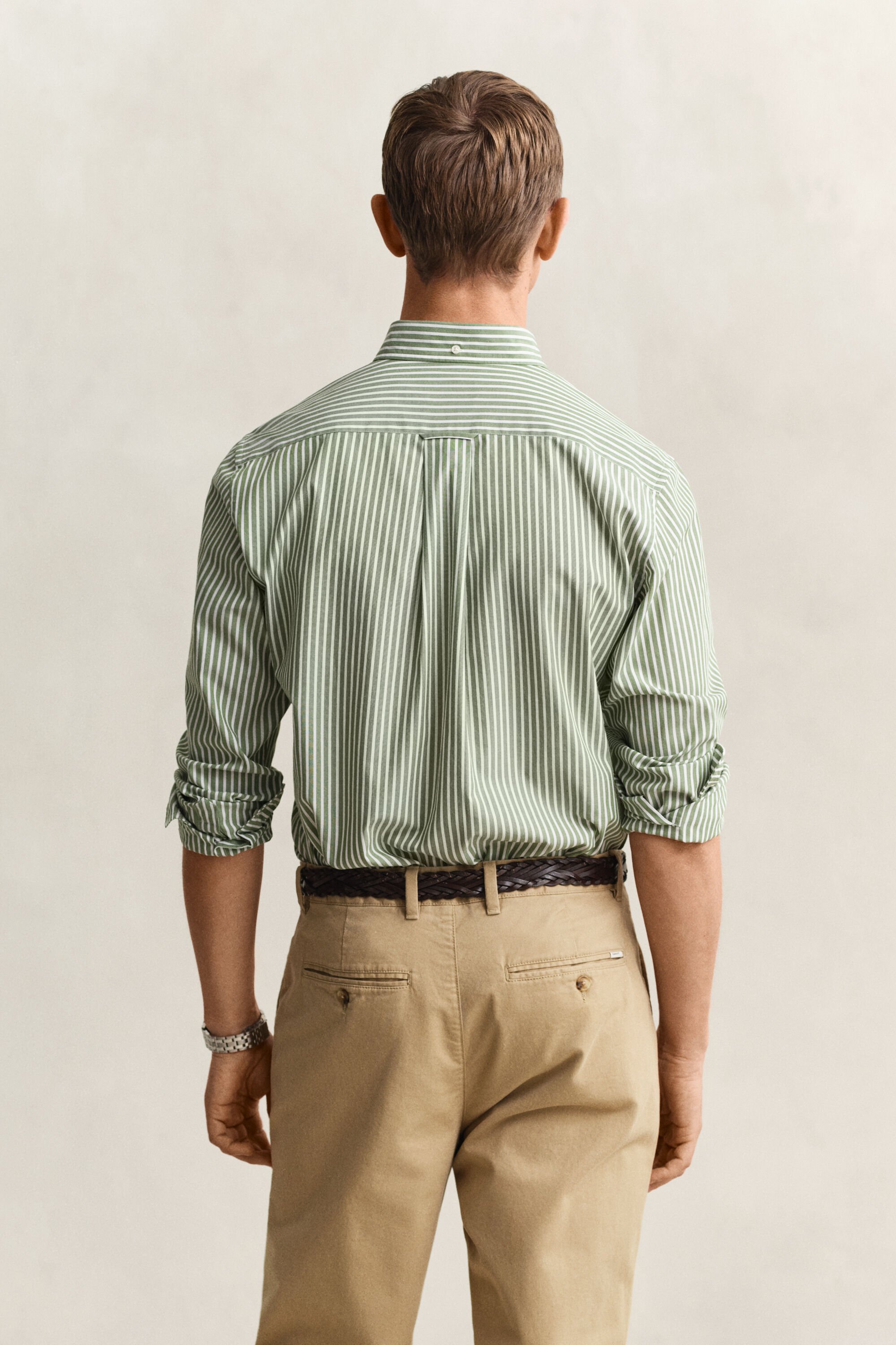 Classic Popeline-Hemd mit Streifen