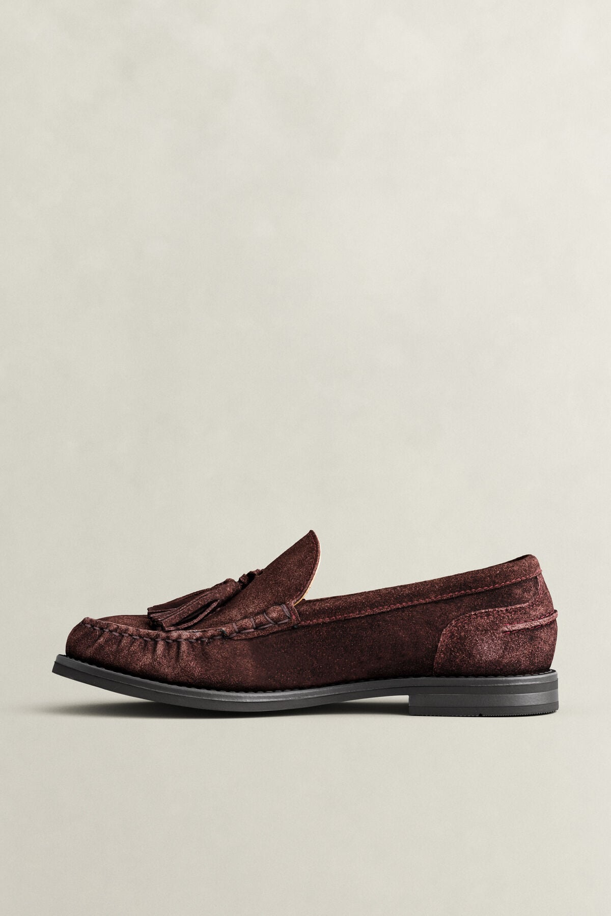 Gracelyn Suede Loafers — DEEP GRAPE WINE