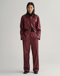 Relaxed Fit Pull-On Hose aus Kunstleder