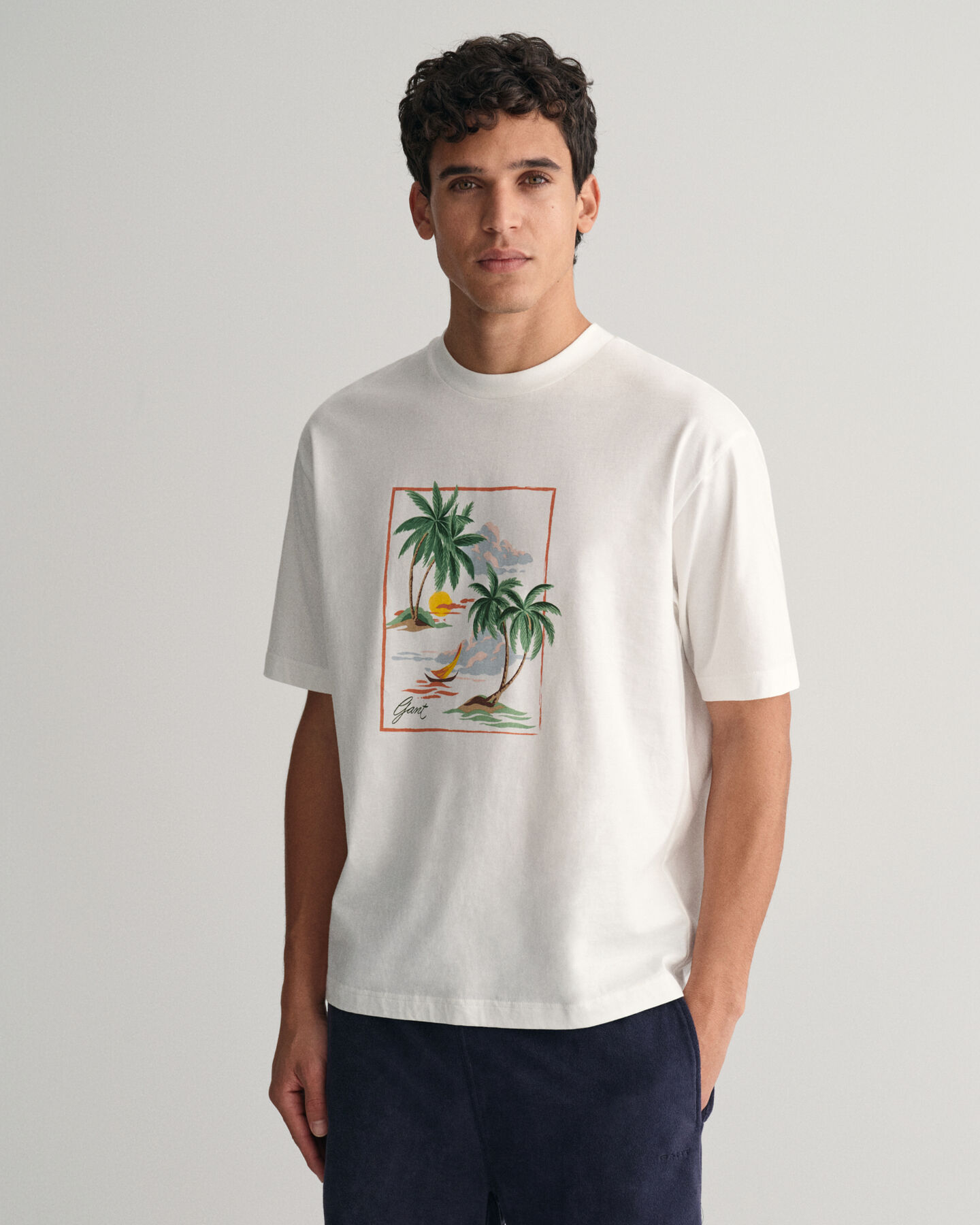 Hawaiian Print T-Shirt