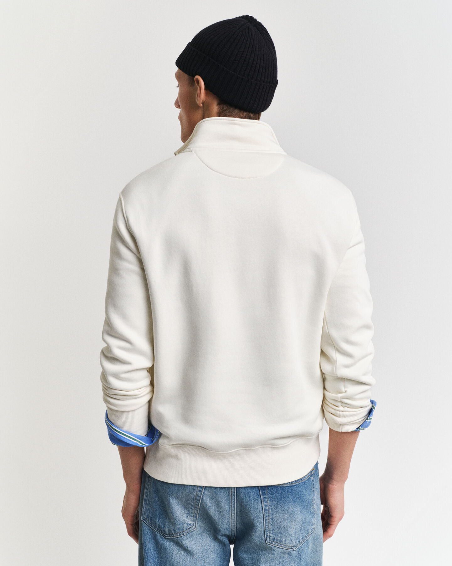 GANT 49 Arch Graphic Sweatshirt mit Reißverschlusskragen